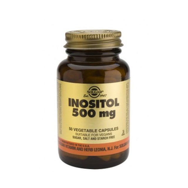 Solgar Inositol 500mg 50 Vegetarian Caps (Βιταμίνη B)
