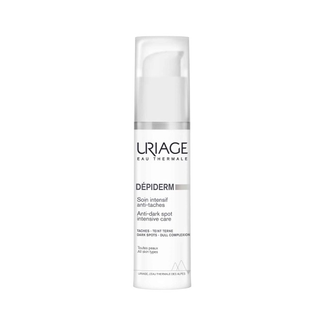 Uriage Depiderm Anti Dark Spot Intensive Care Cream 30ml (Εντατική Αγωγή Κατά των Καφέ Κηλίδων για Πρόσωπο, Χέρια & Ντεκολτέ)