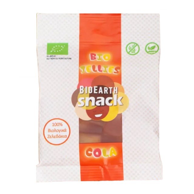 Bioearth Snack Βiο Jellies Cola 55gr (Βιολογικά Ζελεδάκια με Γεύση Cola)