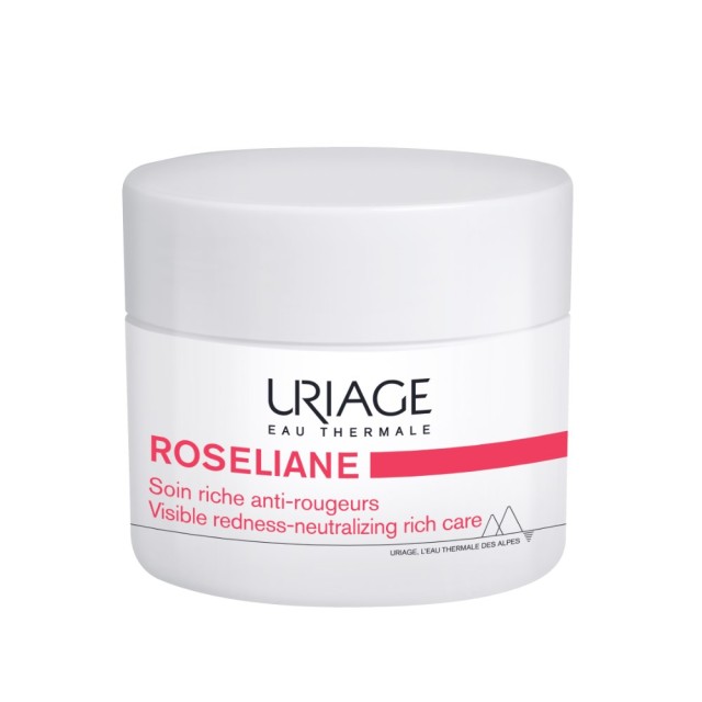 Uriage Roseliane Cream Rich 50ml (Πλούσια Κρέμα Προσώπου Κατά της Ερυθρότητας)