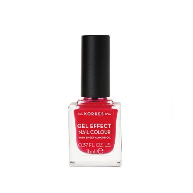 Korres Gel Effect Nail Colour No19 Watermelon 11ml (Ημιμόνιμο Βερνίκι Νυχιών με Αμυγδαλέλαιο - Καρπο