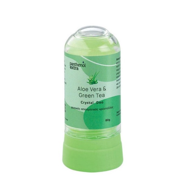 Panthenol Extra Aloe Vera& Green Tea Crystal Deo 84gr (Φυσικός Αποσμητικός Κρύσταλλος με Άρωμα Αλόη Βέρα & Πράσινο Τσάι)