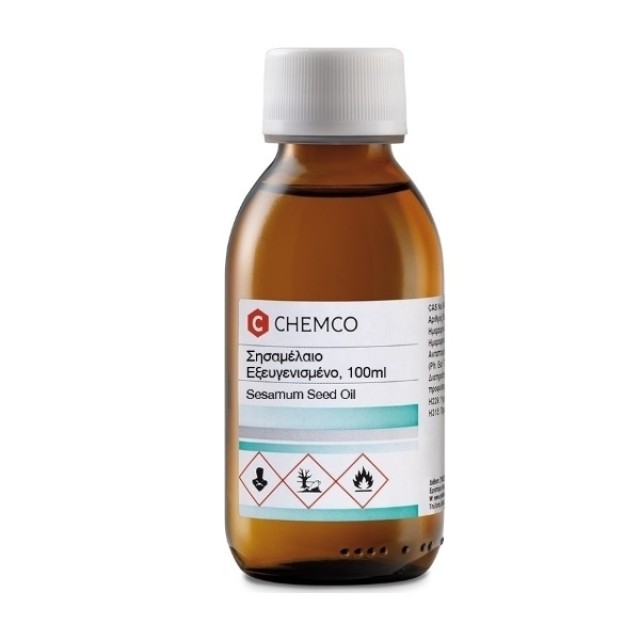 Chemco Sesamum Seed Oil 100ml (Σησαμέλαιο Εξευγενισμένο)
