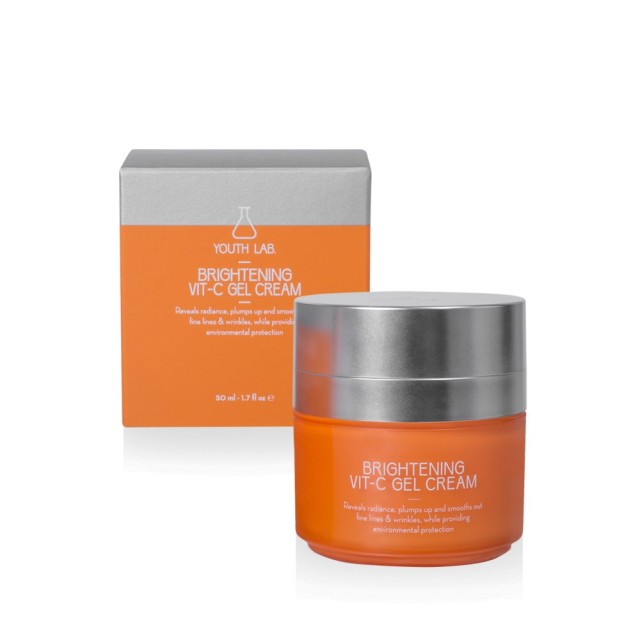 YOUTH LAB Brightening Vit-C Gel Cream 50ml (Ενυδατικό Κρεμοτζέλ με Βιταμίνη C για Ομοιόμορφη Επιδερμ