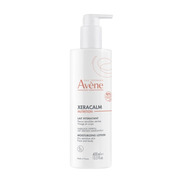 Avene Xeracalm Nutrition Moisturizing Lotion 400ml (Λεπτόρρευστο Θρεπτικό Γαλάκτωμα Προσώπου & Σώματ