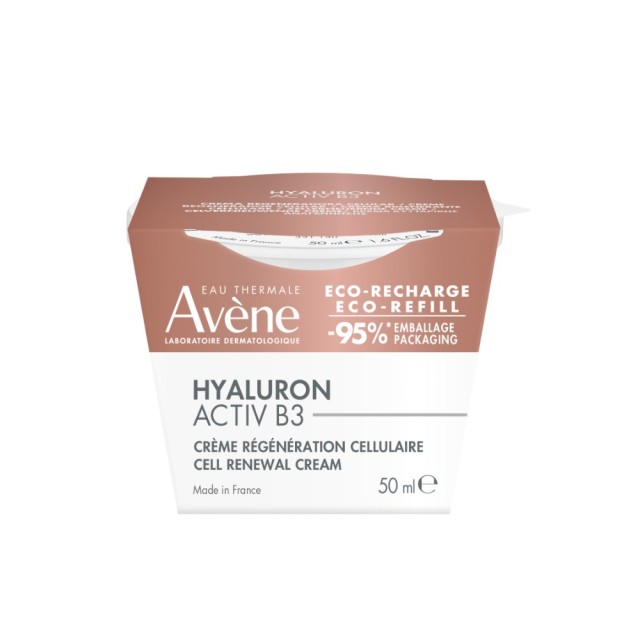 Avene Hyaluron Activ B3 Cell Renewal Cream Refill 50ml (Κρέμα Προσώπου Κυτταρικής Ανανέωσης - Ανταλλακτική Συσκευασία)