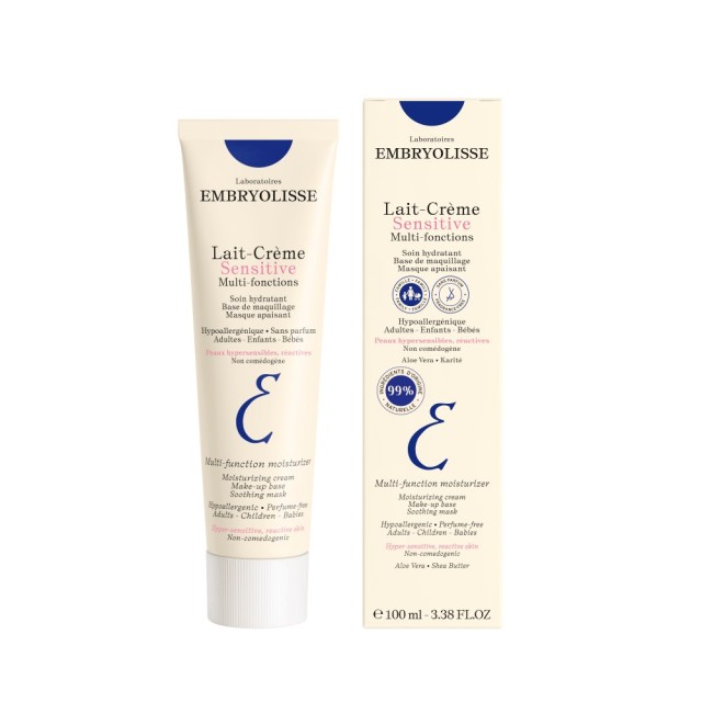 Embryolisse Lait Creme Sensitive 100ml (Πολυχρηστική Ενυδατική Κρέμα για Ευαίσθητη Επιδερμίδα)
