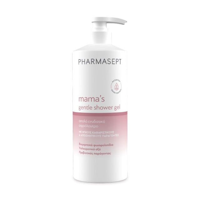 Pharmasept Mamas Gentle Shower Gel 500ml (Αφρόλουτρο για Σώμα & Ευαίσθητη Περιοχή για τη Διάρκεια της Εγκυμοσύνης & Μετά)