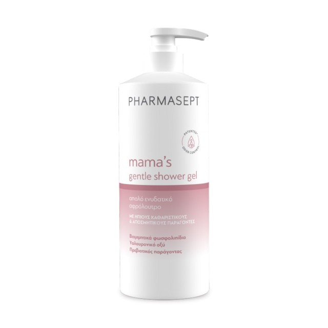 Pharmasept Mamas Gentle Shower Gel 500ml (Αφρόλουτρο για Σώμα & Ευαίσθητη Περιοχή για τη Διάρκεια τ