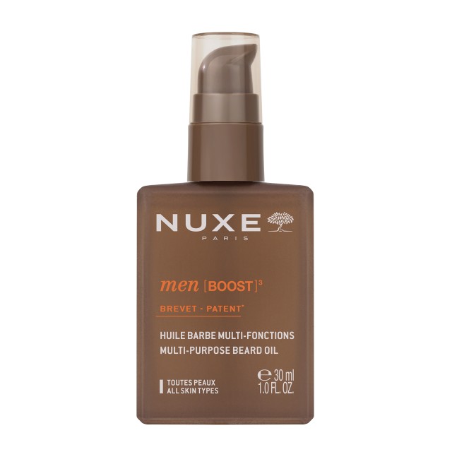 Nuxe Men Boost Multi-Purpose Beard Oil 30ml (Πολυχρηστικό Ξηρό Λάδι για Γένια & Μουστάκι)