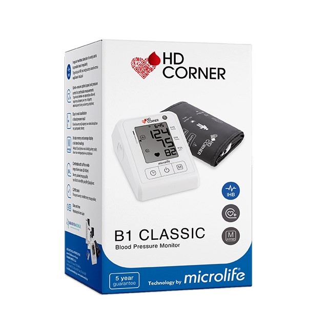 Microlife HD Corner B1 Classic (Ψηφιακό Πιεσόμετρο Μπράτσου)