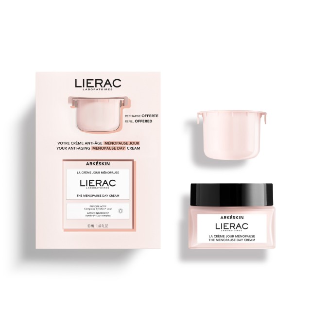 Lierac SET Arkeskin The Menopause Day Cream 50ml & GIFT Arkeskin The Menopause Day Cream Refill 50ml