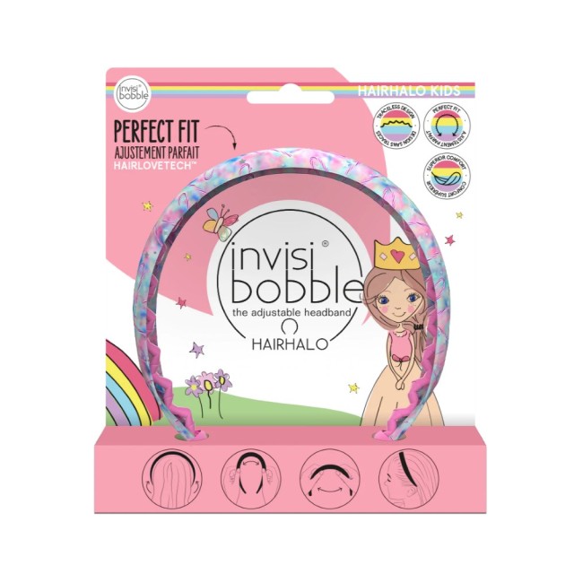 Invisibobble Kids Hairhalo Cotton Candy Dreams (Παιδική Στέκα Μαλλιών με Σχέδιο Ζαχαρωτά)