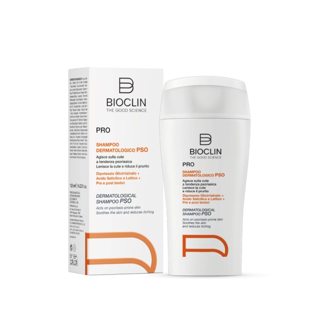 Bioclin Pro Dermatological Shampoo PSO 125ml (Δερματολογικό Σαμπουάν για Τριχωτό με Τάση Ψωρίασης)