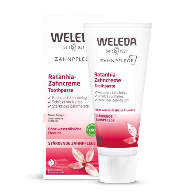 Weleda Rathania Toothpaste 75ml (Οδοντόκρεμα Ρατάνια)