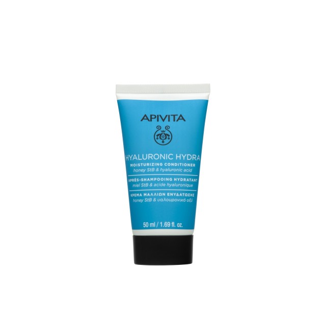 Apivita Hyaluronic Hydra Conditioner Travel 50ml (Κρεμα Μαλλιών Ενυδάτωσης με Μέλι & Υαλουρονικό Οξύ)