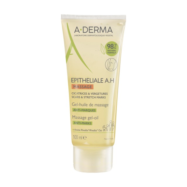 A Derma Epitheliale AH Massage Gel Oil 100ml (Έλαιο για Μασάζ Κατά των Δερματικών Σημαδιών)