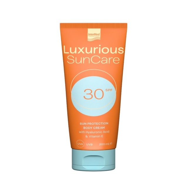 Intermed Luxurious Sun Care Body Cream SPF30 200ml (Αντηλιακή Κρέμα Σώματος Υψηλής Προστασίας)