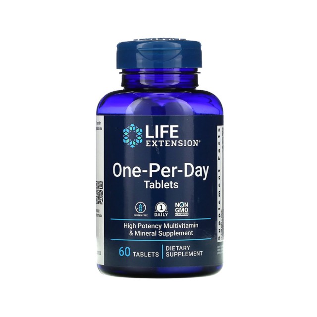 Life Extension One Per Day 60 vegtabs (Ολοκληρωμένη Πολυβιταμίνη)