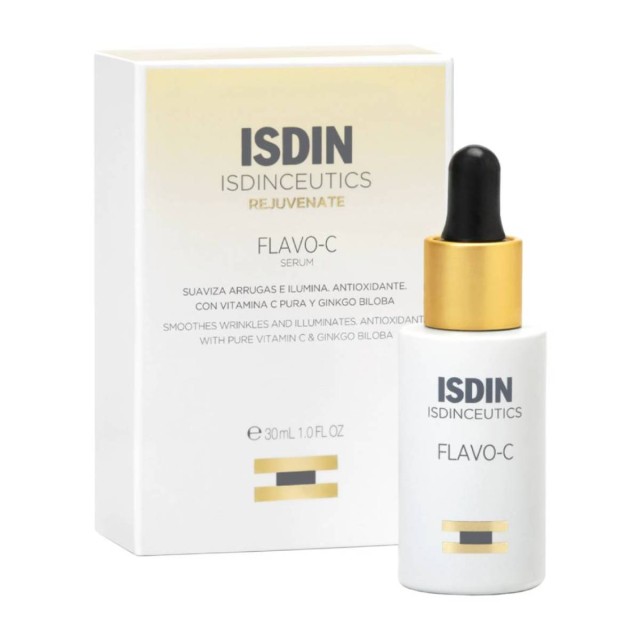 Isdin Flavo-C Serum 30ml (Αντιγηραντικός Ορός Προσώπου)