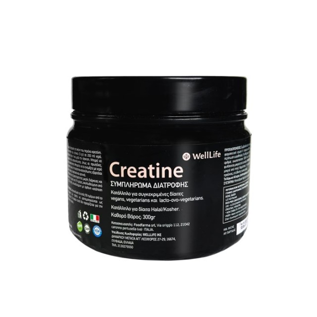 WellLife Creatine 300gr (Μονοϋδρική Κρεατίνη)