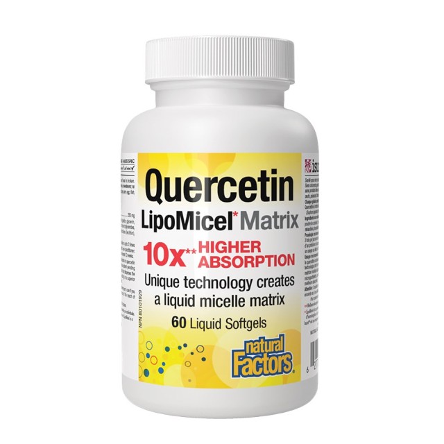 Natural Factors Quercetin LipoMicel Matrix 60tabs
