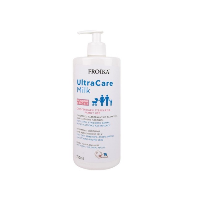 Froika Ultracare Milk 750ml (Ενυδατικό Καταπραϋντικό Γαλάκτωμα για Πολύ Ξηρό/Ατοπικό Δέρμα)