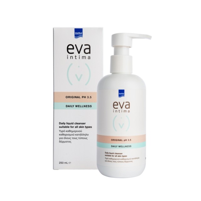 Intermed Eva Intima Original Liquid Cleanser pH 3.5 250ml (Υγρό Καθημερινού Καθαρισμού της Ευαίσθητη