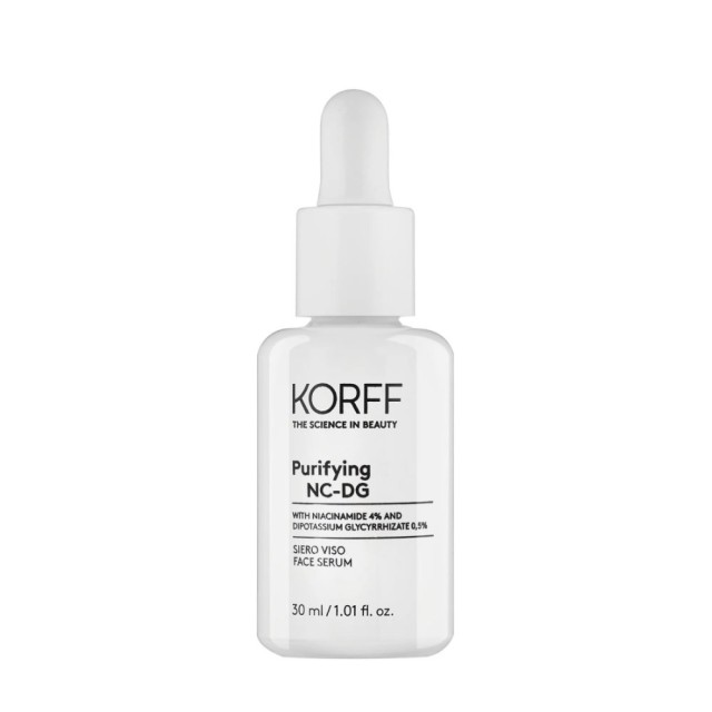 Korff Purifying NC DG Face Serum 30ml (Ορός Προσώπου για Μείωση των Περιττών Σμηγματογόνων Εκκρίσεων & της Γυαλάδας)