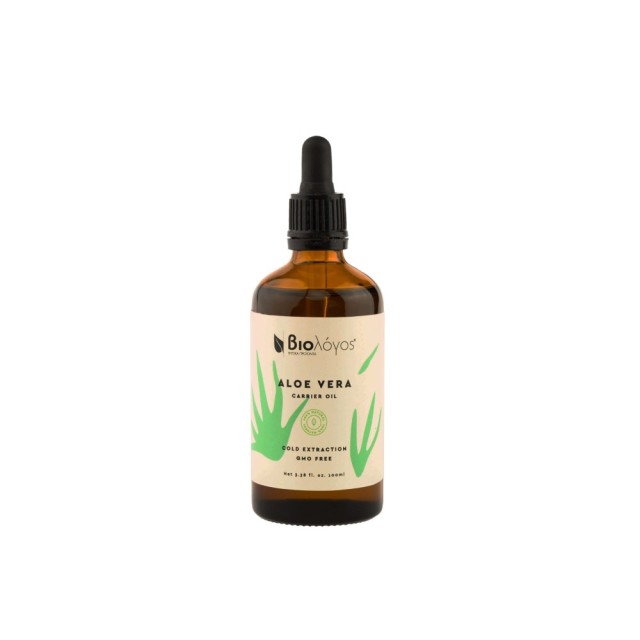 Biologos Base Oil Aloe Vera Oil 100ml (Έλαιο Βάσης Αλόη Βέρα)