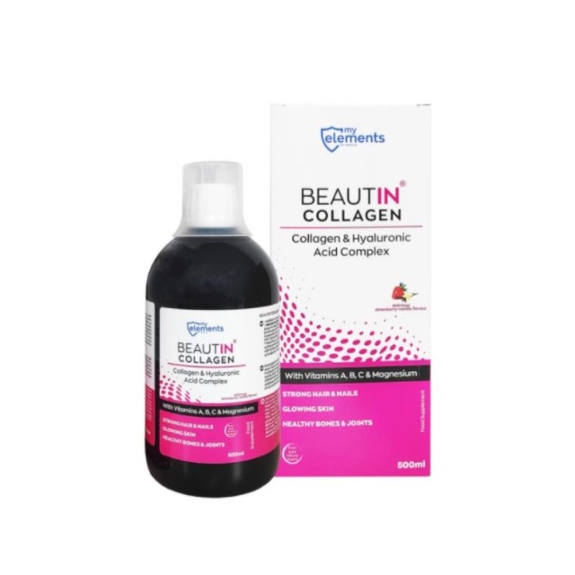 My Elements Beautin Collagen Vanilla/Strawberry 500ml