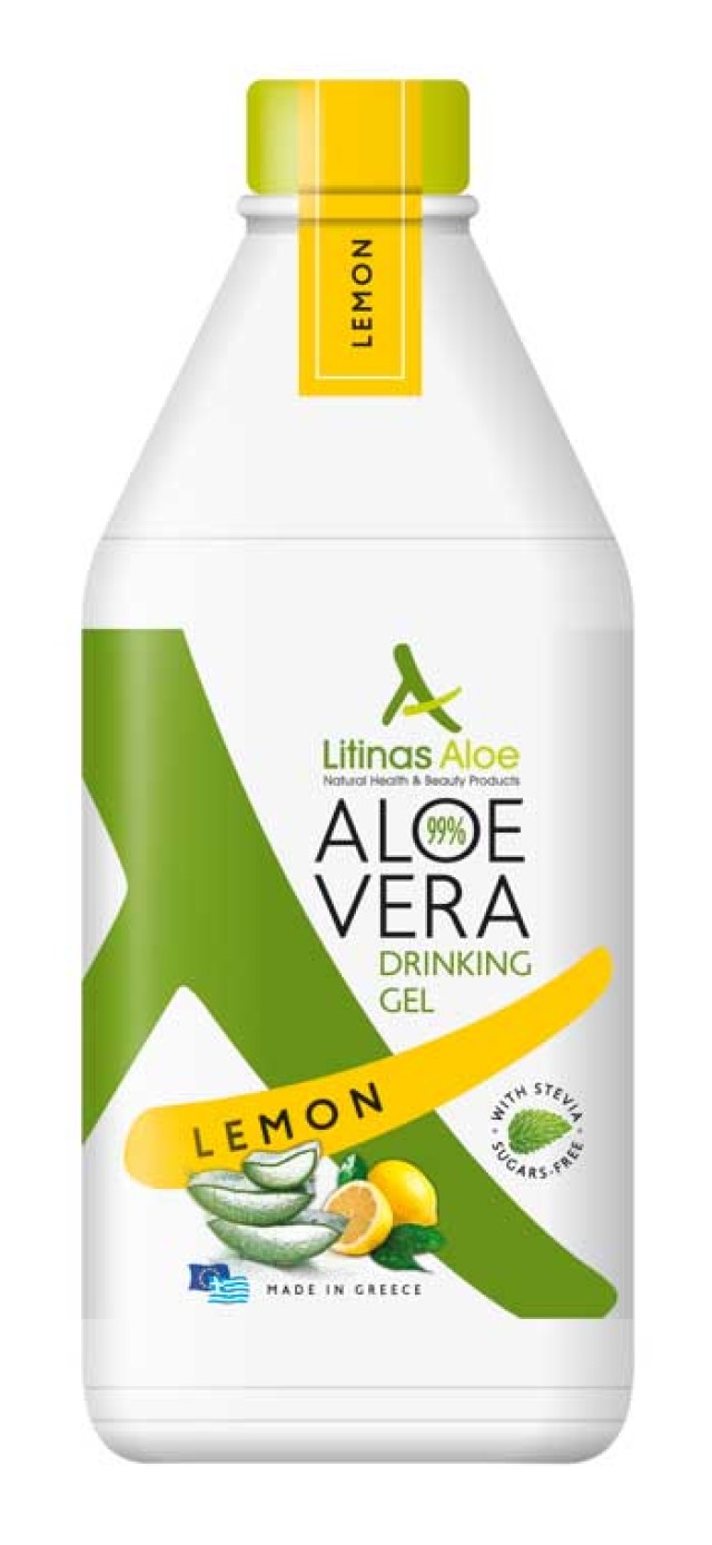 Litinas Aloe Vera Gel με Γεύση Λεμόνι 1000ml