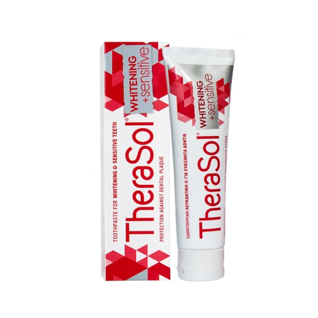 Therasol Whitening & Sensitive 75ml (Λευκαντική Οδοντόκρεμα για Ευαίσθητα Δόντια)