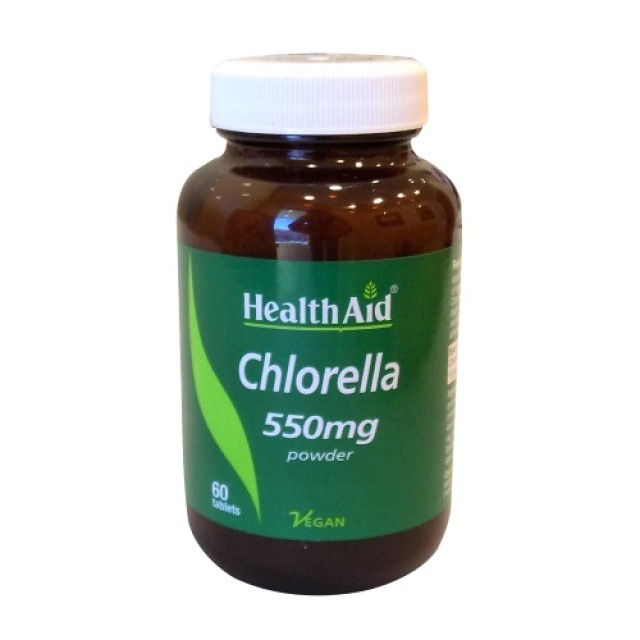 Health Aid Chlorella 550mg 60 tab (Γαστρεντερικές Διαταραχές)