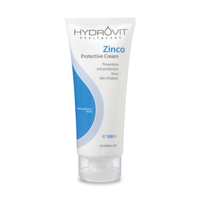 Hydrovit Zinco Protective Cream 100ml (Ειδική κρέμα για  Εγκαύματα, Κατακλίσεις & Ερεθισμούς)