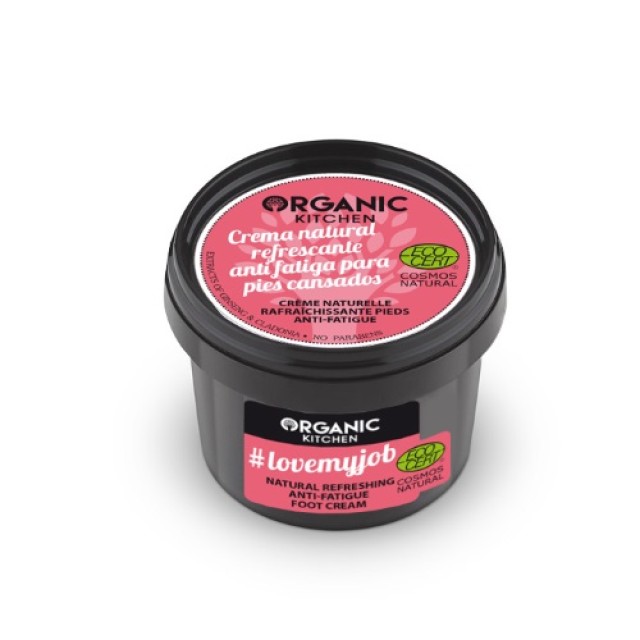 Organic Kitchen Lovemyjob Natural Refreshing Anti Fatigue Foot Cream 100ml