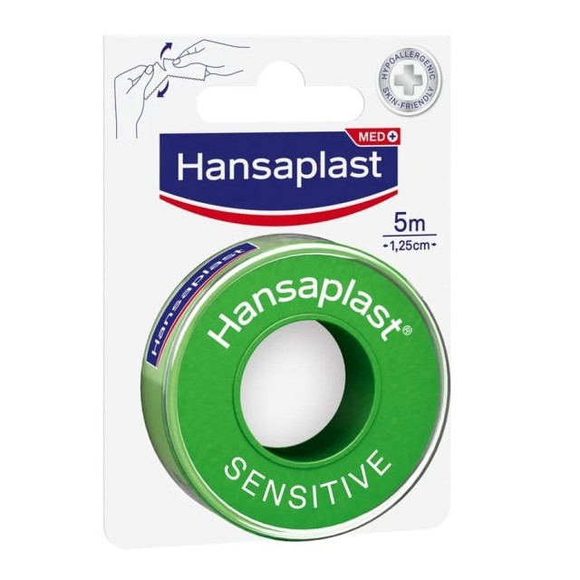 Hansaplast First Aid Fixation Tape Sensitive 1,25cmx5m