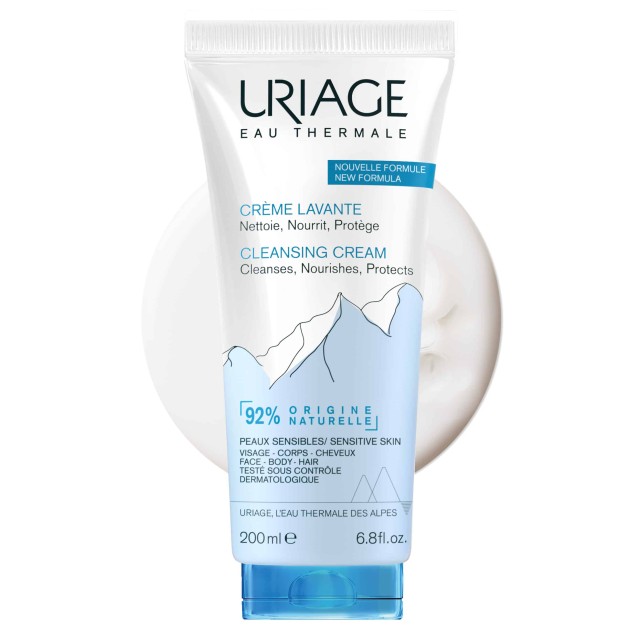 Uriage Cleansing Cream 200ml (Κρέμα Καθαρισμού για Πρόσωπο, Σώμα & Μαλλιά)