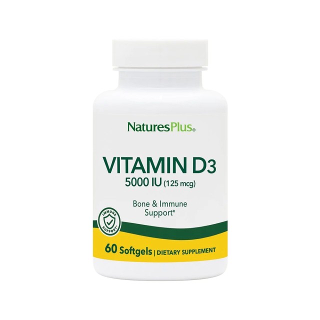 Natures Plus Vitamin D3 5000iu 60softgels