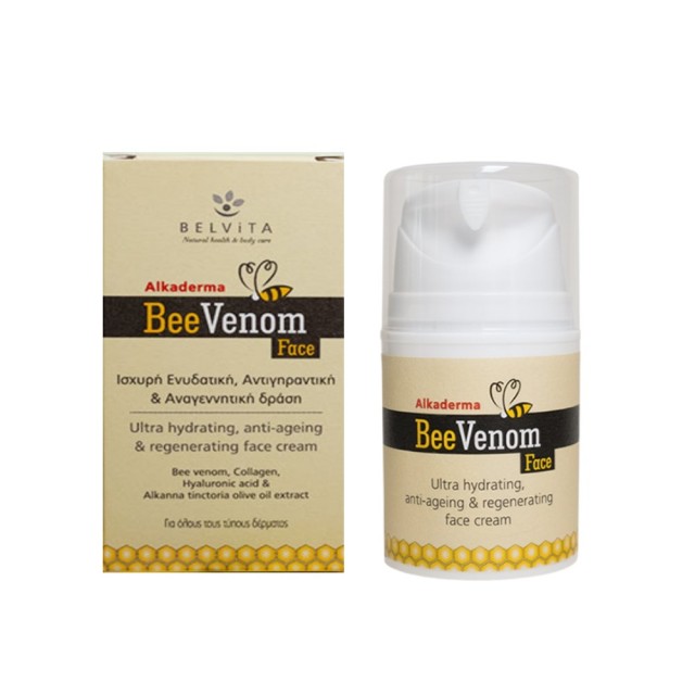 Alkaderma Bee Venom Face Cream 50gr (Ενυδατική Αντιγηραντική Κρέμα Προσώπου)