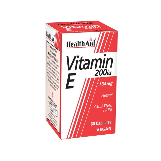Health Aid Vitamin E 200iu 60 caps (Φυσικό Αντιοξειδωτικό)