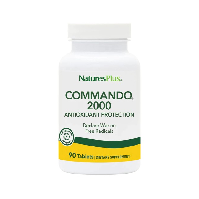 Natures Plus Commando 2000 90tabs (Ισχυρή αντιοξειδωτική φόρμουλα)