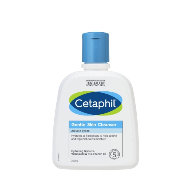 Cetaphil Gentle Skin Cleanser 250ml (Απαλό Καθαριστικό Προσώπου & Σώματος για Ευαίσθητη/Ξηρή Επιδερμίδα)