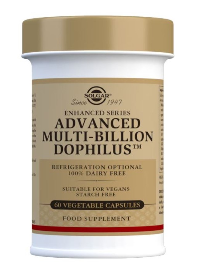 Solgar Advanced Multi Billion Dophilus  60caps (Προβιοτικά)
