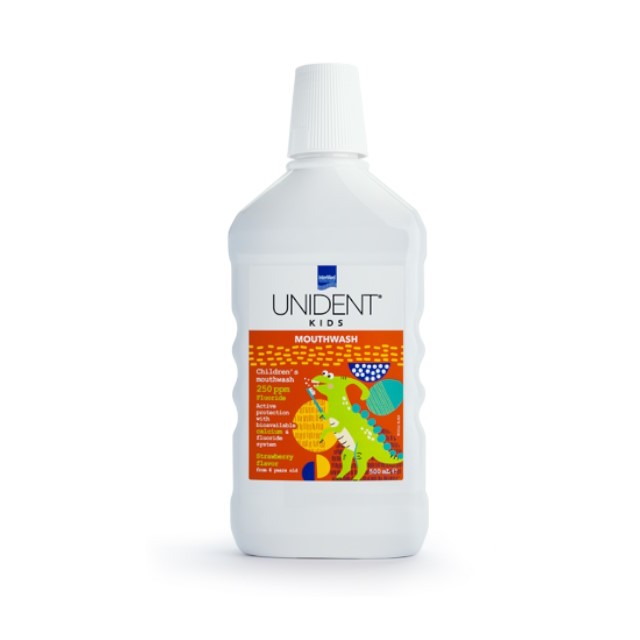 Intermed Unident Kids Mouthwash 250ppm 500ml