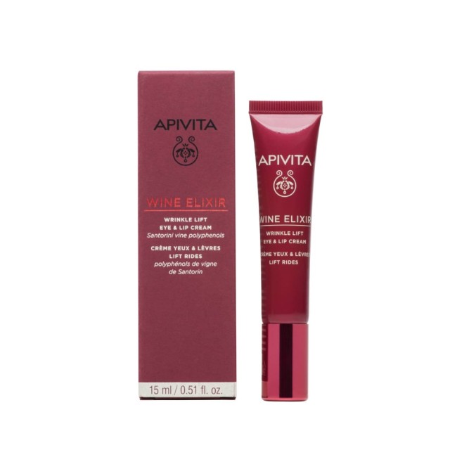 Apivita Wine Elixir Wrinkle Eye & Lip Cream 15ml