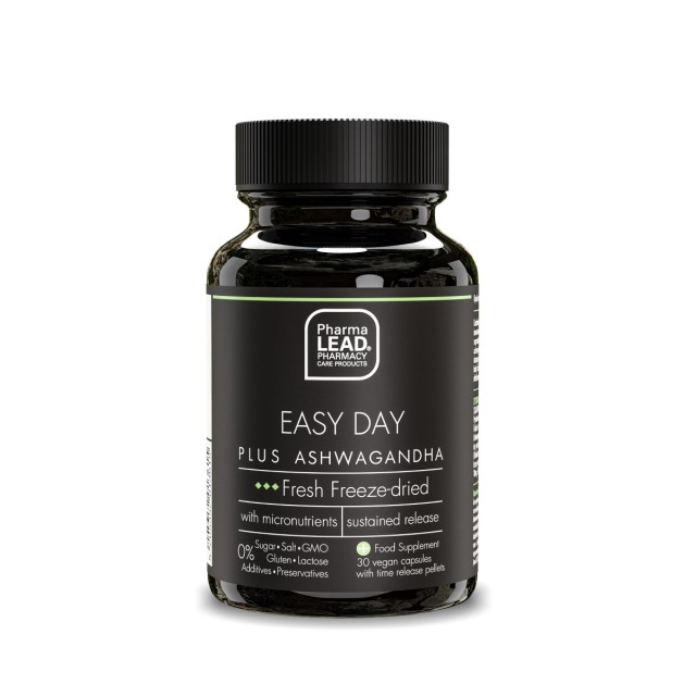 Pharmalead Black Range Easy Day Plus Ashwagandha 30caps (Συμπλήρωμα Διατροφής με Ashwagandha)