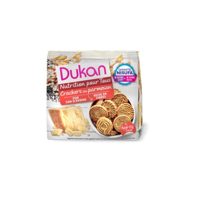 Dukan Nutrition Pour Tous Mini Au Parmesan 100gr (Κράκερς Βρώμης με Παρμεζάνα) 