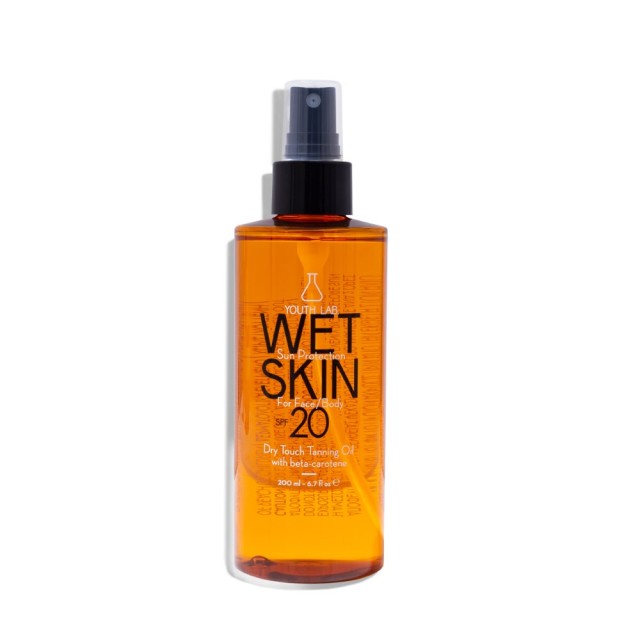 YOUTH LAB Wet Skin Sun Protection SPF20 200ml (Αντηλιακό Ξηρό Λάδι για Ενεργοποίηση του Μαυρίσματος)