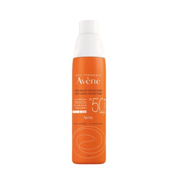 Avene Sun Care Spray SPF50+ 200ml (Αντηλιακό Σπρέι Προσώπου & Σώματος για το Ευαίσθητο Δέρμα) 
